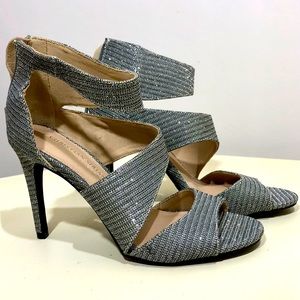 Sparkly Silver 3 inch High Heels